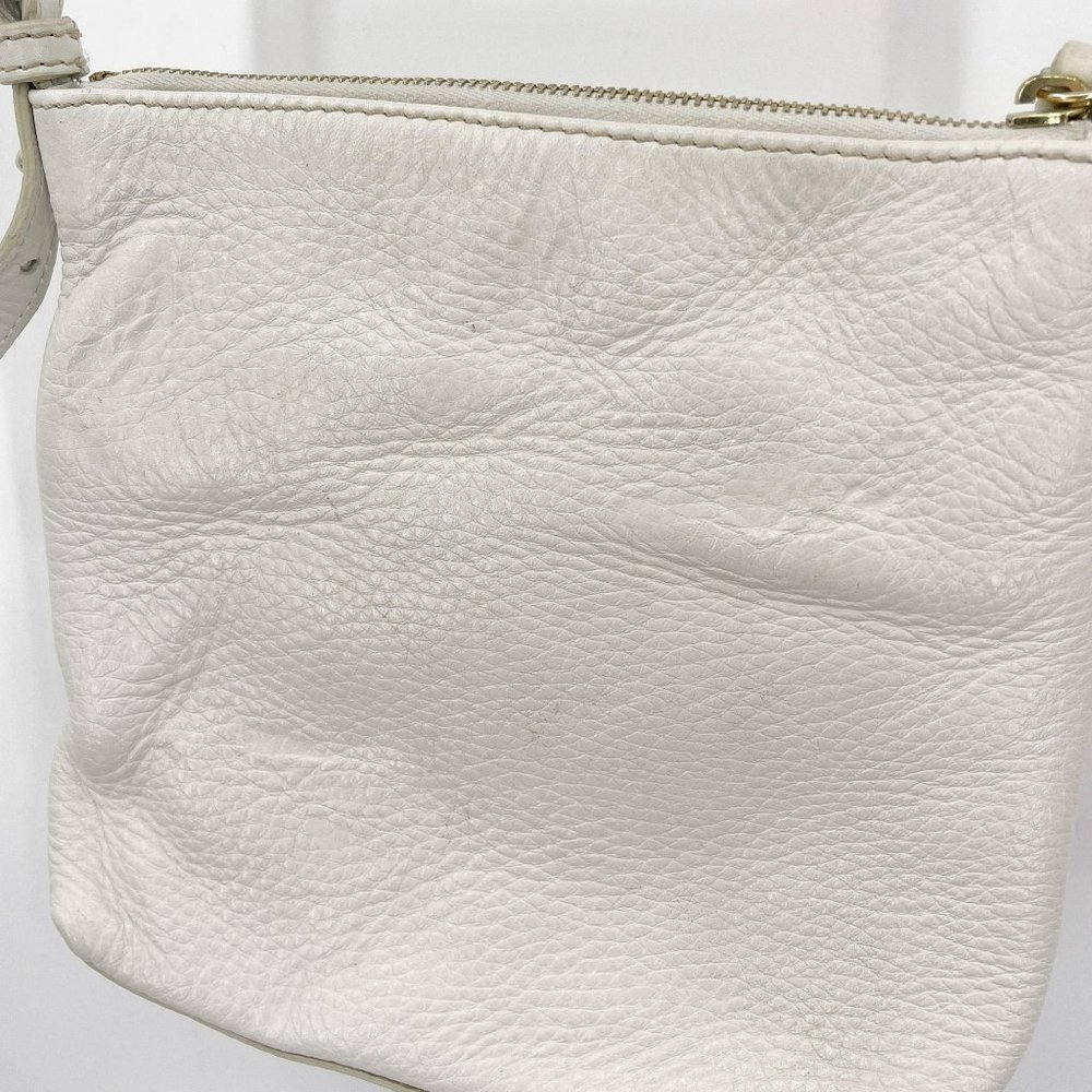 Vintage Dooney & Bourke White Leather Crossbody - Picture 3 of 12